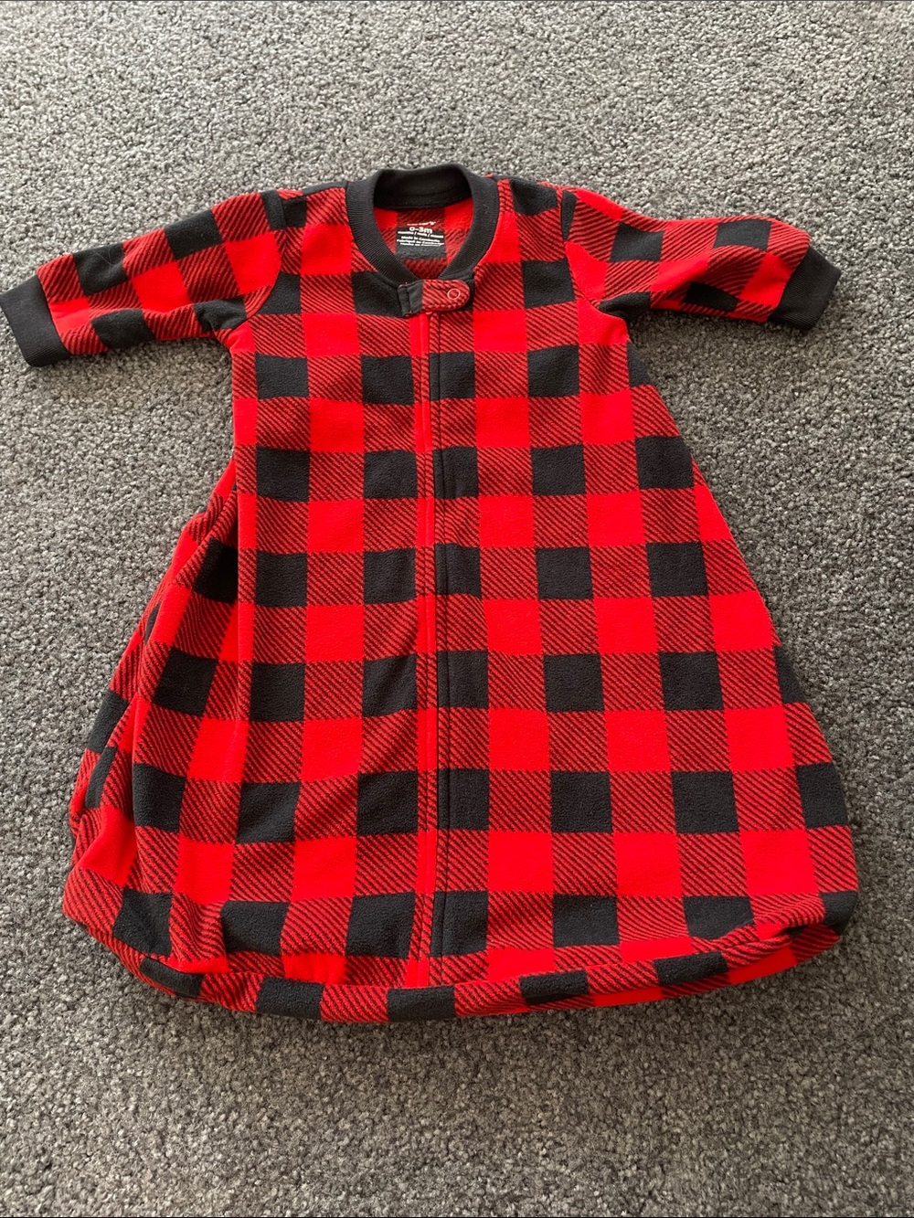 Carter's Red & Black Buffalo Plaid Sleep Sack